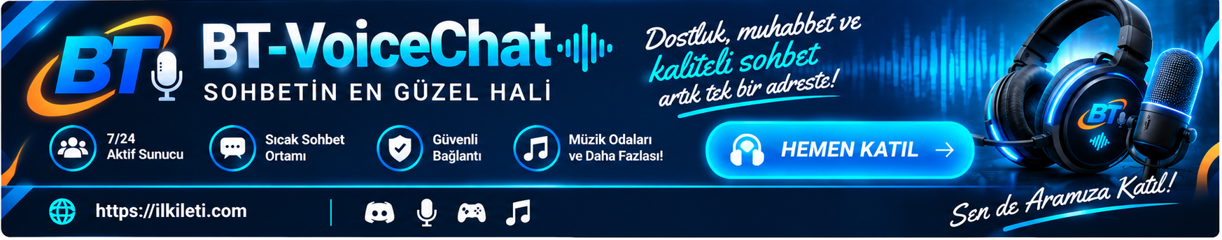 BT-VoiceChat - Dostluk, Muhabbet ve Kaliteli Sohbet